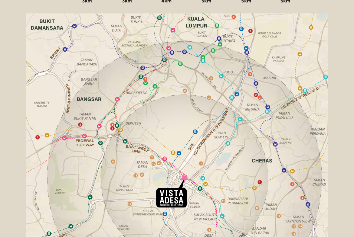 Residensi Desa Timur location map