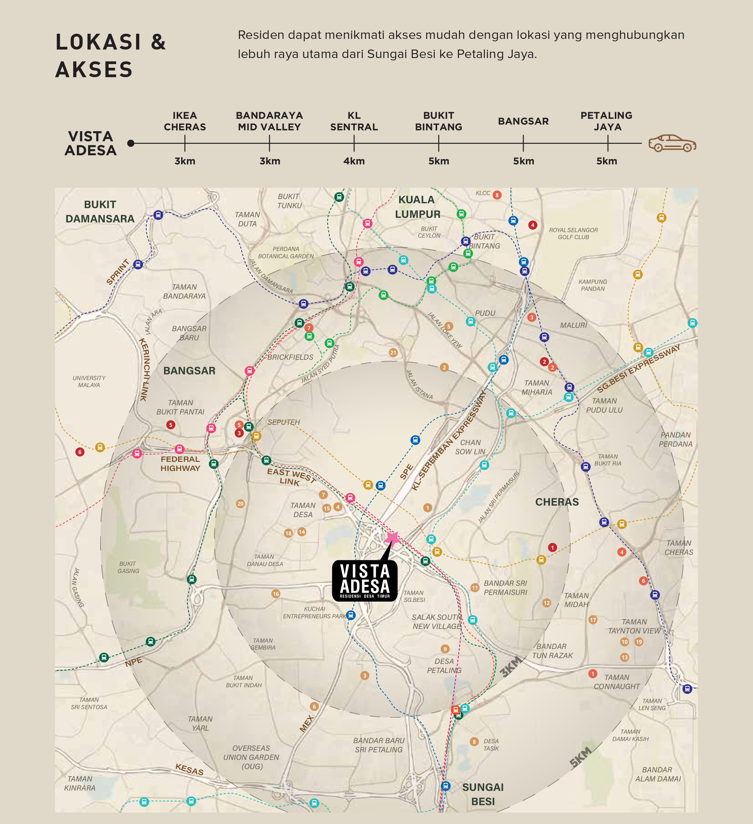 Residensi Desa Timur location map