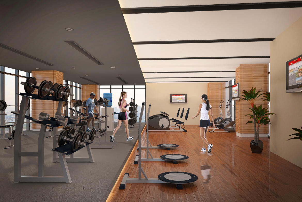 Residensi Desa Tasik Gym Rooms