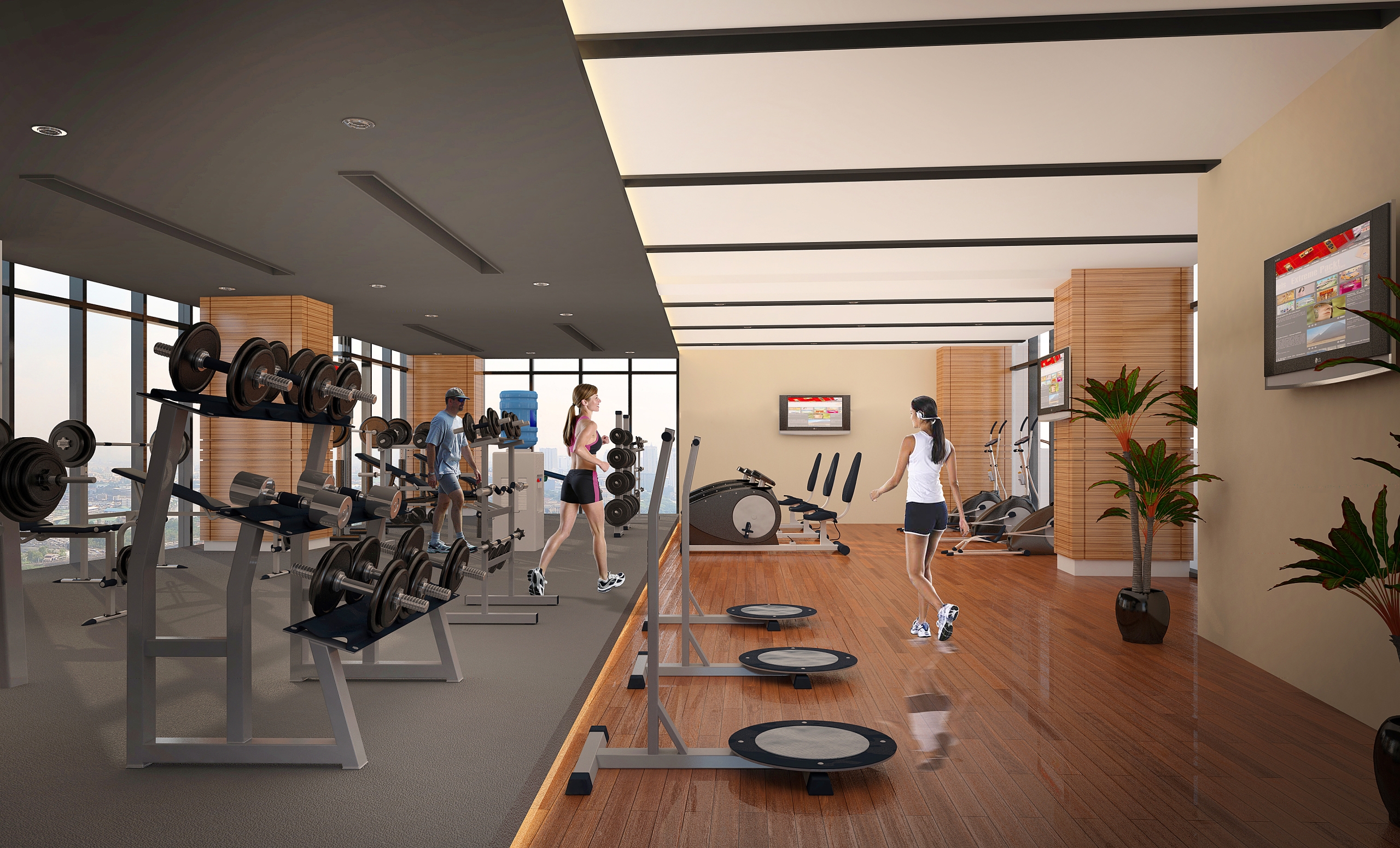 Residensi Desa Tasik Gym Rooms